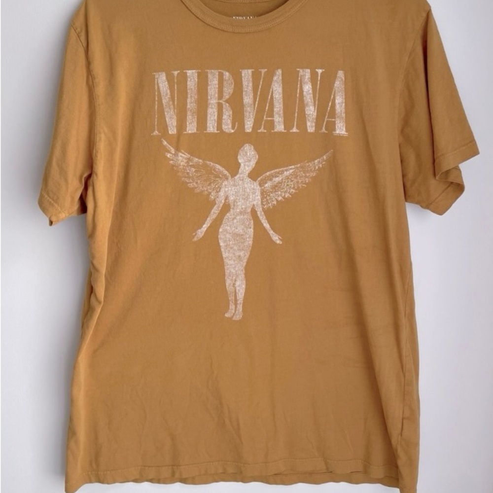 FREE PEOPLE X LIVE NATION NIRVANA GRAPHIC TEE SHIRT